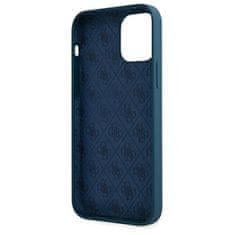 Guess Kryt Guess GUHCP12LLSLMGBL Apple iPhone 12 Pro Max blue hardcase Metal Logo Script