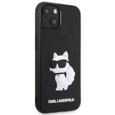 Karl Lagerfeld Kryt Karl Lagerfeld KLHCP14M3DRKHNK Apple iPhone 14 Plus / 15 Plus hardcase Rubber Choupette 3D black