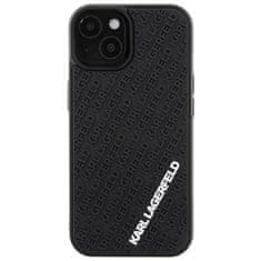 Karl Lagerfeld Kryt Karl Lagerfeld KLHCP15S3DMKRLK Apple iPhone 15 hardcase 3D Rubber Multi Logo black