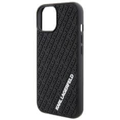 Karl Lagerfeld Kryt Karl Lagerfeld KLHCP15S3DMKRLK Apple iPhone 15 hardcase 3D Rubber Multi Logo black