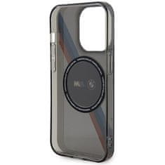 MobilPouzdra.cz Kryt BMW BMHMP14LHDTK Apple iPhone 14 Pro grey Tricolor Stripes MagSafe