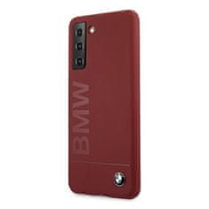 MobilPouzdra.cz Kryt BMW BMHCS21MSLBLRE Samsung Galaxy S21+ Plus red hardcase Silicone Signature Logo