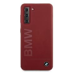 MobilPouzdra.cz Kryt BMW BMHCS21MSLBLRE Samsung Galaxy S21+ Plus red hardcase Silicone Signature Logo