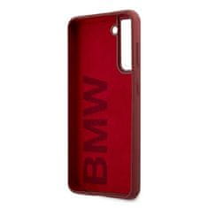 MobilPouzdra.cz Kryt BMW BMHCS21MSLBLRE Samsung Galaxy S21+ Plus red hardcase Silicone Signature Logo