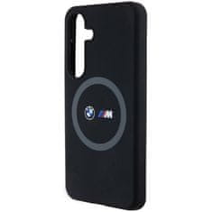 MobilPouzdra.cz Kryt BMW BMHMS24S23SROK Samsung Galaxy S24 hardcase M Silicone Printed Ring MagSafe black