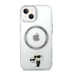 Karl Lagerfeld Kryt Karl Lagerfeld KLHMP14MHNKCITApple iPhone 14 Plus / 15 Plus hardcase transparent Iconic Karl&Choupette Magsafe