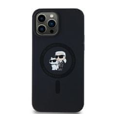 Karl Lagerfeld Kryt Karl Lagerfeld KLHMP13LSCMKCRHK Apple iPhone 13 / 13 Pro hardcase Silicone Karl & Choupette MagSafe black