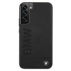 MobilPouzdra.cz Kryt BMW BMHCS22MSLLBK Samsung Galaxy S22+ Plus black hardcase Signature Logo Imprint