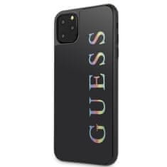 Guess Kryt Guess GUHCN65LGMLBK iPhone 11 Pro Max /black hard case Glitter Logo