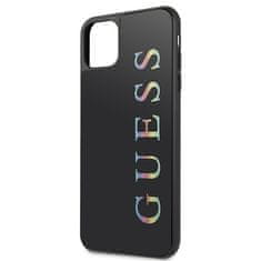 Guess Kryt Guess GUHCN65LGMLBK iPhone 11 Pro Max /black hard case Glitter Logo