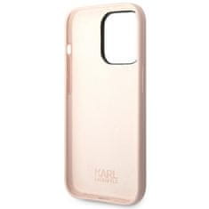 Karl Lagerfeld Kryt Karl Lagerfeld KLHCP14XSLCTPI Apple iPhone 14 Pro Max hardcase light pink Silicone Choupette Body