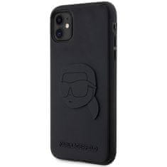 Karl Lagerfeld Kryt Karl Lagerfeld KLHCN613DRKNK Apple iPhone 11/XR black hardcase Rubber Karl Head 3D