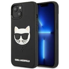 Karl Lagerfeld Kryt Karl Lagerfeld KLHCP13SCH3DBK Apple iPhone 13 mini black hardcase 3D Rubber Choupette