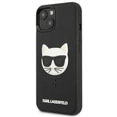 Karl Lagerfeld Kryt Karl Lagerfeld KLHCP13SCH3DBK Apple iPhone 13 mini black hardcase 3D Rubber Choupette