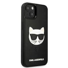 Karl Lagerfeld Kryt Karl Lagerfeld KLHCP13SCH3DBK Apple iPhone 13 mini black hardcase 3D Rubber Choupette