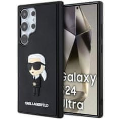 Karl Lagerfeld Kryt Karl Lagerfeld KLHCS24L3DRKINK Samsung Galaxy S24 Ultra hardcase 3D Rubber Ikonik black