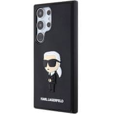 Karl Lagerfeld Kryt Karl Lagerfeld KLHCS24L3DRKINK Samsung Galaxy S24 Ultra hardcase 3D Rubber Ikonik black