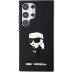 Karl Lagerfeld Kryt Karl Lagerfeld KLHCS24L3DRKINK Samsung Galaxy S24 Ultra hardcase 3D Rubber Ikonik black