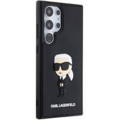 Karl Lagerfeld Kryt Karl Lagerfeld KLHCS24L3DRKINK Samsung Galaxy S24 Ultra hardcase 3D Rubber Ikonik black