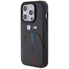 MobilPouzdra.cz Kryt BMW BMHCP15L22NSTB Apple iPhone 15 Pro Stamped Tricolor Stripe black