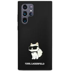 Karl Lagerfeld Kryt Karl Lagerfeld KLHCS24LSNCHBCK Samsung Galaxy S24 Ultra hardcase Silicone Choupette black