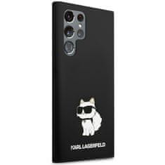 Karl Lagerfeld Kryt Karl Lagerfeld KLHCS24LSNCHBCK Samsung Galaxy S24 Ultra hardcase Silicone Choupette black