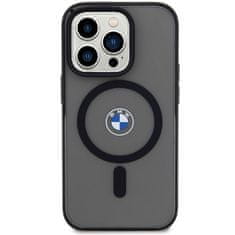 MobilPouzdra.cz Kryt BMW BMHMP14LDSLK iPhone 14 Pro 6.1" black hardcase Signature MagSafe