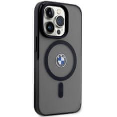 MobilPouzdra.cz Kryt BMW BMHMP14LDSLK iPhone 14 Pro 6.1" black hardcase Signature MagSafe