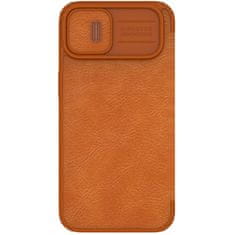 Nillkin Kryt Qin Leather Pro Case Apple iPhone 14 Plus / 15 Plus brown