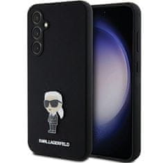 Karl Lagerfeld Kryt Karl Lagerfeld KLHCS23FEMHKNPK Samsung Galaxy S23 FE Silicone Ikonik Metal Pin black