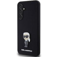 Karl Lagerfeld Kryt Karl Lagerfeld KLHCS23FEMHKNPK Samsung Galaxy S23 FE Silicone Ikonik Metal Pin black