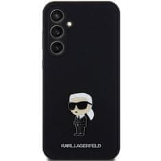 Karl Lagerfeld Kryt Karl Lagerfeld KLHCS23FEMHKNPK Samsung Galaxy S23 FE Silicone Ikonik Metal Pin black