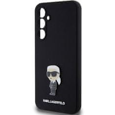 Karl Lagerfeld Kryt Karl Lagerfeld KLHCS23FEMHKNPK Samsung Galaxy S23 FE Silicone Ikonik Metal Pin black