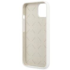 Guess Kryt Guess GUHCP13SLS4GGWH Apple iPhone 13 mini white hard case Silicone 4G Logo