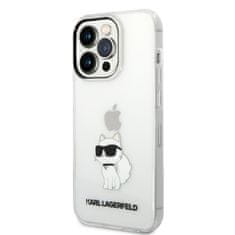 Karl Lagerfeld Kryt Karl Lagerfeld KLHCP14XHNCHTCT Apple iPhone 14 Pro Max transparent hardcase IML NFT Choupette