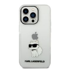 Karl Lagerfeld Kryt Karl Lagerfeld KLHCP14XHNCHTCT Apple iPhone 14 Pro Max transparent hardcase IML NFT Choupette