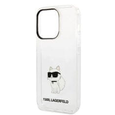 Karl Lagerfeld Kryt Karl Lagerfeld KLHCP14XHNCHTCT Apple iPhone 14 Pro Max transparent hardcase IML NFT Choupette