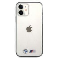 MobilPouzdra.cz Kryt BMW BMHCP12SMBTOK Apple iPhone 12 mini transparent hardcase Sandblast