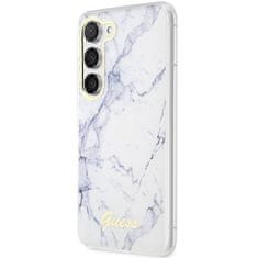 Guess Kryt Guess GUHCS23MPCUMAH Samsung Galaxy S23+ Plus white hardcase Marble