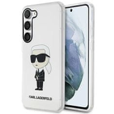 Karl Lagerfeld Kryt Karl Lagerfeld KLHCS23SHNIKTCT Samsung Galaxy S23 transparent hardcase Ikonik Karl Lagerfeld