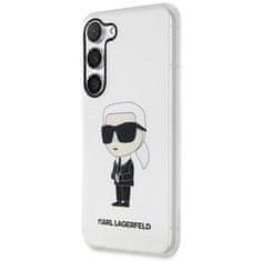 Karl Lagerfeld Kryt Karl Lagerfeld KLHCS23SHNIKTCT Samsung Galaxy S23 transparent hardcase Ikonik Karl Lagerfeld