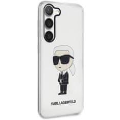 Karl Lagerfeld Kryt Karl Lagerfeld KLHCS23SHNIKTCT Samsung Galaxy S23 transparent hardcase Ikonik Karl Lagerfeld