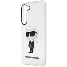 Karl Lagerfeld Kryt Karl Lagerfeld KLHCS23SHNIKTCT Samsung Galaxy S23 transparent hardcase Ikonik Karl Lagerfeld