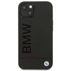 MobilPouzdra.cz Kryt BMW BMHCP14MSLLBK Apple iPhone 14 Plus / 15 Plus black Leather Stamp