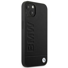 MobilPouzdra.cz Kryt BMW BMHCP14MSLLBK Apple iPhone 14 Plus / 15 Plus black Leather Stamp