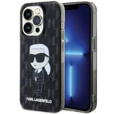 Karl Lagerfeld Kryt Karl Lagerfeld KLHCP15LHNKMKLK Apple iPhone 15 Pro hardcase Monogram Ikonik transparent