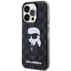 Karl Lagerfeld Kryt Karl Lagerfeld KLHCP15LHNKMKLK Apple iPhone 15 Pro hardcase Monogram Ikonik transparent