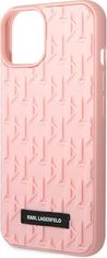 Karl Lagerfeld Kryt Karl Lagerfeld KLHCP14MRUPKLPP Apple iPhone 14 Plus / 15 Plus hardcase pink 3D Monogram