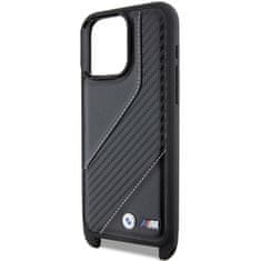 MobilPouzdra.cz Kryt BMW BMHCP15X23PSCCK Apple iPhone 15 Pro Max hardcase M Edition Carbon Stripe & Strap black