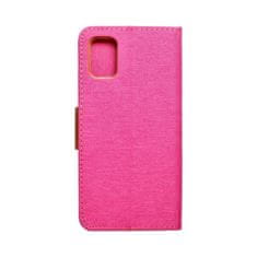 FORCELL Pouzdro Knížkové CANVAS Book pro SAMSUNG A51 pink 5903396052422